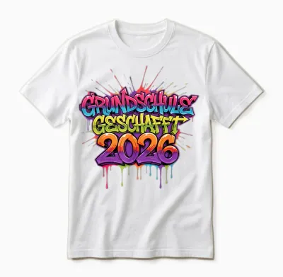 Grundschule Geschafft Abgänger Grundschule Abschluss 2026 Unisex T-Shirt - White