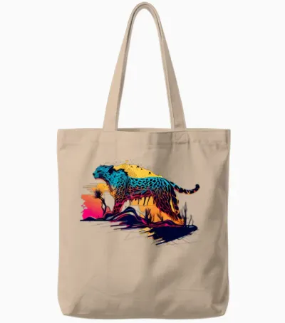 Guépard Tote Bags - Natural