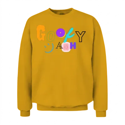 Funny Goofy Ahh Unisex Sweatshirt - Gold