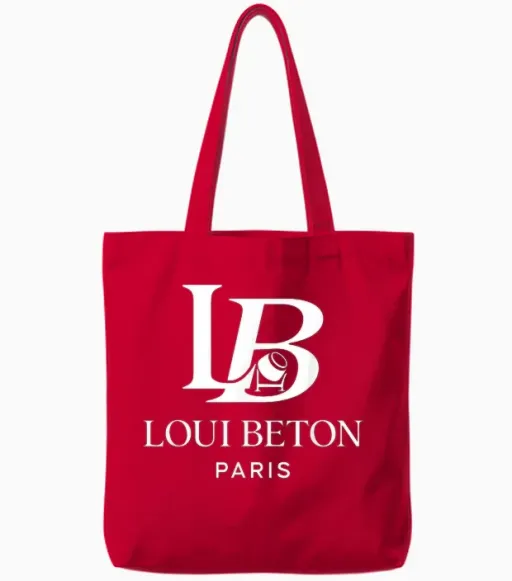 Loui Concrete Paris X Concrete Mixer Mason Craftsman Concrete Builder Tote Bags - Red