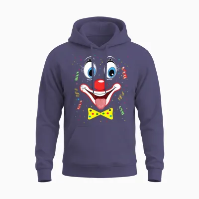 Clown Carnival Costume T-Shirt Carnival Clown Costume Unisex Hoodie - Heather Sport Dark Navy