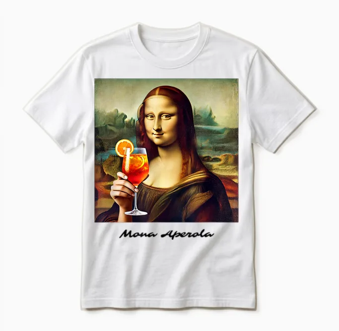 Mona Aperola | Holy Lisa Spritz Aperölchen Spritztour Team Unisex T-Shirt in White