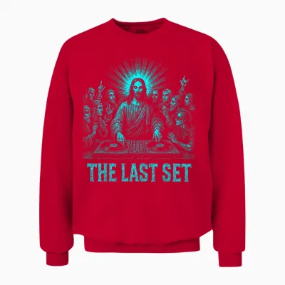 Techno House Electro Minimal Goa Psy Trance Acid Rave Dnb Unisex Sweatshirt - Red