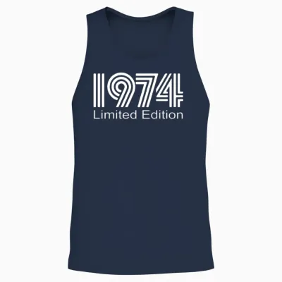 Limited Edition 1974 Unisex Tank Top - Navy