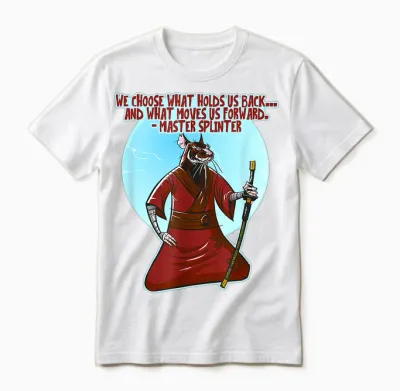 The Wisdom of Master Splinter Unisex T-Shirt - White