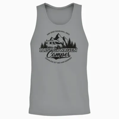 Kastenwagen Camper - Zuhause Ist Wo Wir Parken Unisex Tank Top - Sport Grey