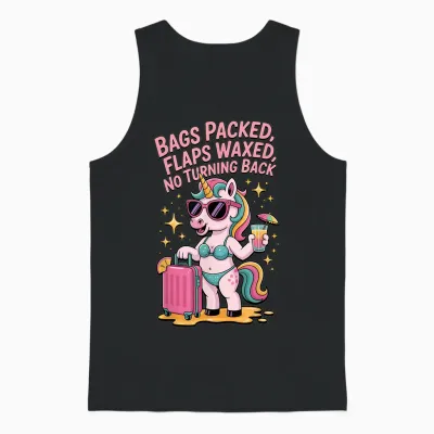 Embarrassing Shirt Funny Inappropriate Travel Adult Humor Unisex Tank Top - Black