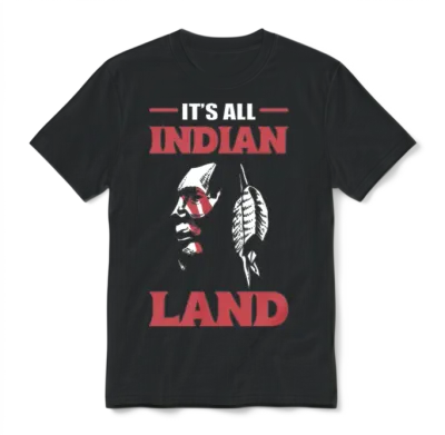 All Indian Land American Indians Gift Unisex T-Shirt - Black