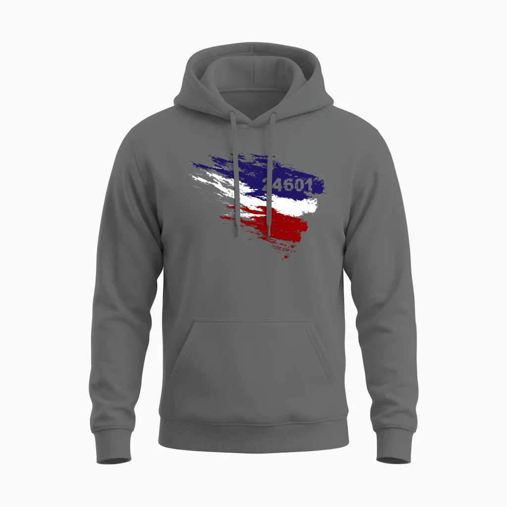 Les Miserables 24601 V3 Unisex Hoodie in Graphite Heather