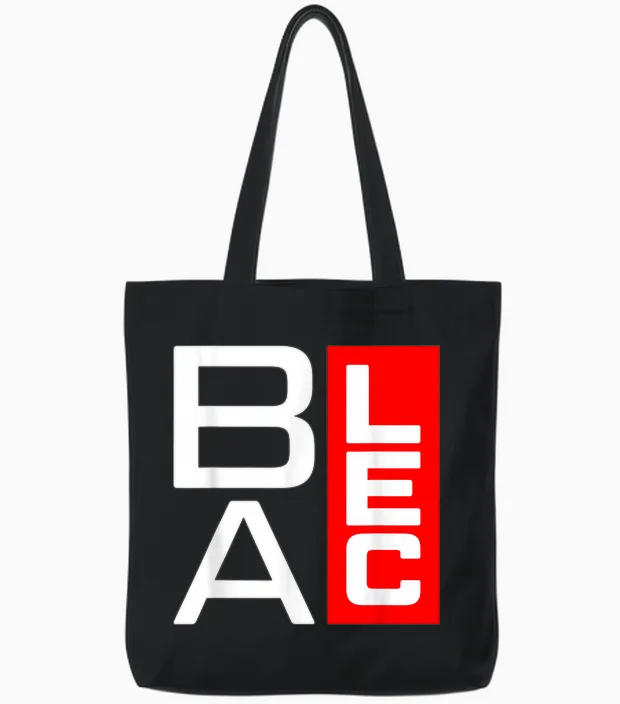 (je M'en) Balec Gift Man Humour Original Woman Funny Tote Bags in Black