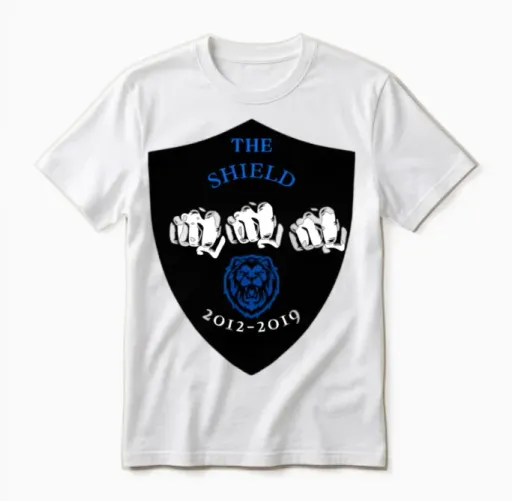 The Shield Unisex T-Shirt in White