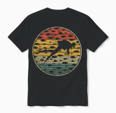 Retro Scuba Diver Unisex T-Shirt - Black