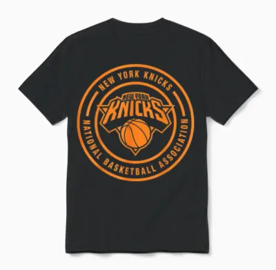 Nba - Kreislogo Der New York Knicks Unisex T-Shirt - Black