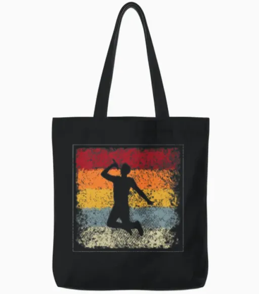 Singer Retro Tote Bags in Black