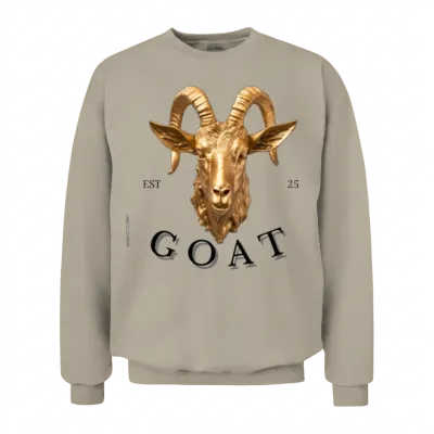 G O a T Unisex Sweatshirt - Sand