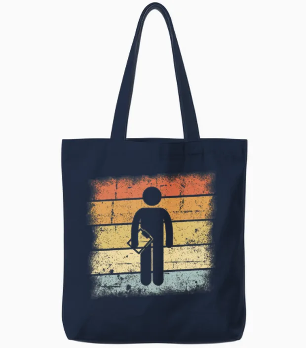 Coach Trainer Retro Tote Bags in Navy