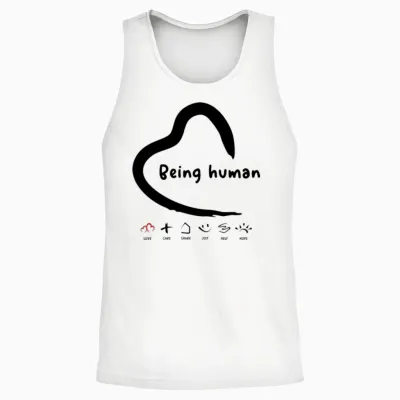 Being Human Unisex Tank Top - White