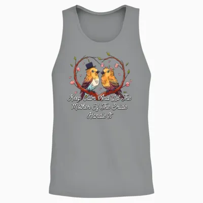 Let the Mother of the Bride Brides Mother Wedding Unisex Tank Top - Sport Grey