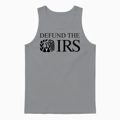 Defund the Irs Unisex Tank Top - Sport Grey