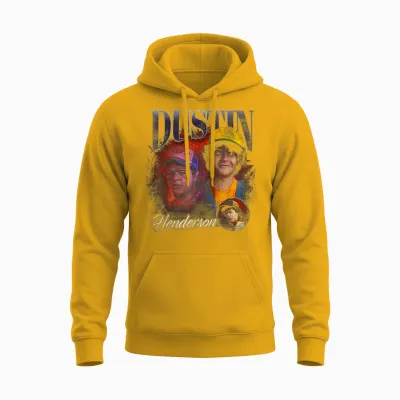 Stranger Things Dustin Homage Unisex Hoodie - Gold