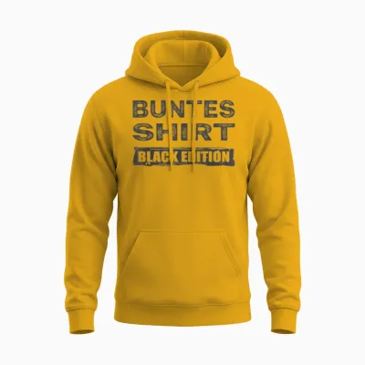 Sarkasmus Black Edition: Buntes Unisex Hoodie - Gold