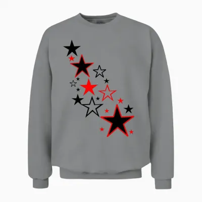 Stars Unisex Sweatshirt - Sport Grey