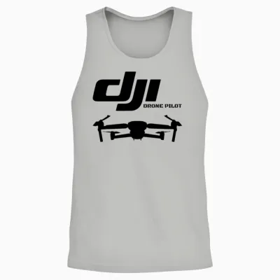 Dji Drone Pilot Unisex Tank Top - Ash