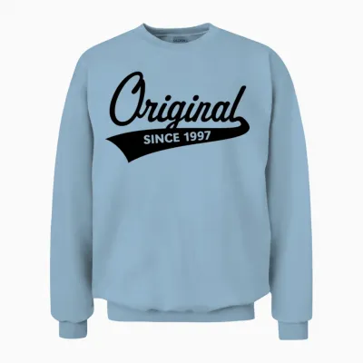 Original Since 1997 (year of Birth, Birthday / B) Unisex Sweatshirt - Light Blue