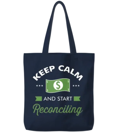 Accountant Accounting Gift Idea Funny Accountancy Tote Bags - Navy