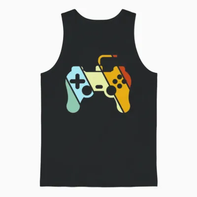 Gaming Retro Unisex Tank Top - Black