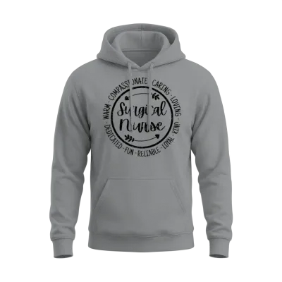Surgical Nurse Life Nursing Squad Appreciation Unisex Hoodie - Sport Grey