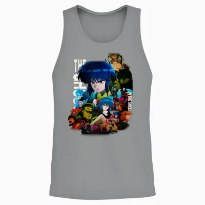 [design Exclusif Amazon] Collage Unisex Tank Top - Sport Grey