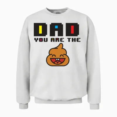 Funny Kids Unisex Sweatshirt - White