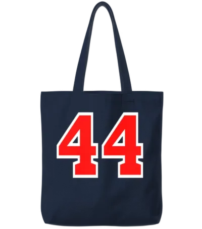 Number 44 Tote Bags - Navy