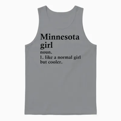 Minnesota Girl Funny Minnesotan Family Unisex Tank Top - Sport Grey