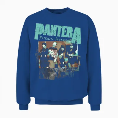 Official Pantera Hostile Retro Band Heavy Metal Vintage Unisex Sweatshirt - Royal