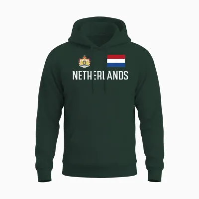 Netherlands Nederland Holland Dutch Men Women Unisex Hoodie - Forest