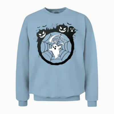Halloween | Funny Unisex Sweatshirt - Light Blue