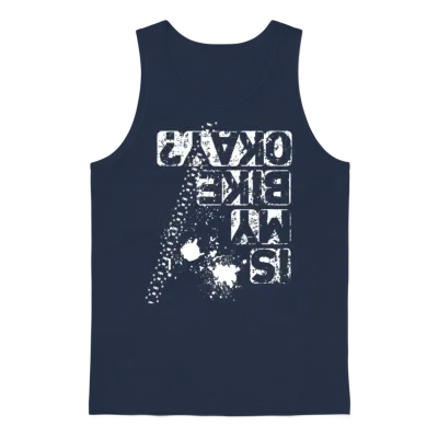 Is My Bike Ok? Unisex Tank Top - Navy