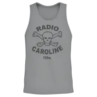 Radio Caroline Unisex Tank Top - Sport Grey – 2