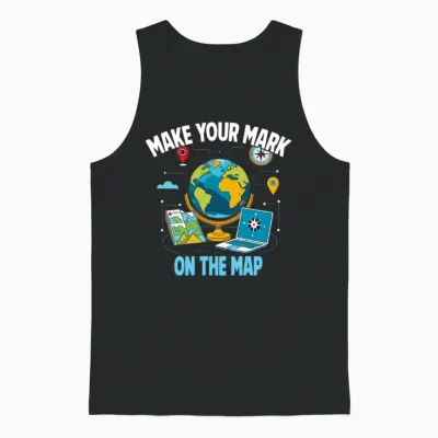 Geographic Information Systems Unisex Tank Top - Black