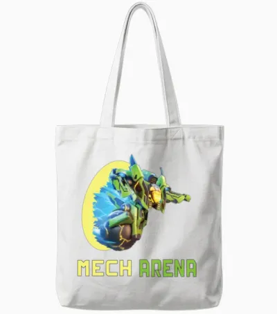 Mech Arena Tote Bags - White