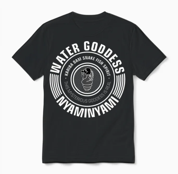 Nyaminyami Pure Goddess Base Unisex T-Shirt in Black