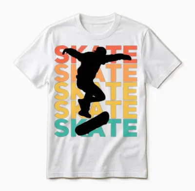 Skate Unisex T-Shirt - White