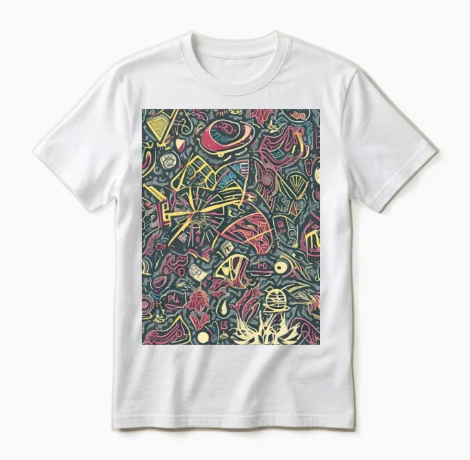 60s Retro Style Unisex T-Shirt - White