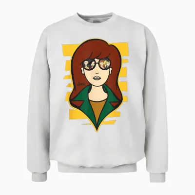 Mademark X Daria - Daria - Reflection Unisex Sweatshirt - White