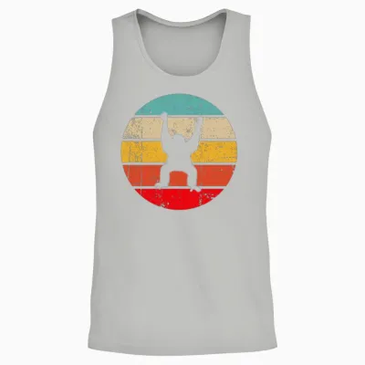 Orangutan Retro Unisex Tank Top - Ash