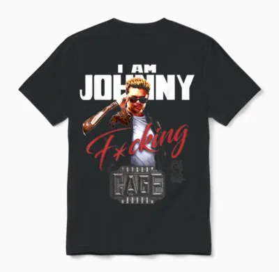 Mortal Kombat 2 I Am Johnny Cage Unisex T-Shirt - Black