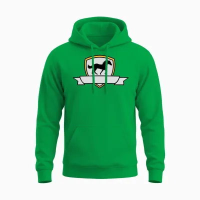 Banner Horse Coat Of Unisex Hoodie - Irish Green