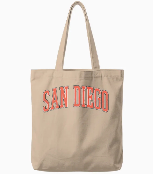 San Diego Tote Bags in Natural
